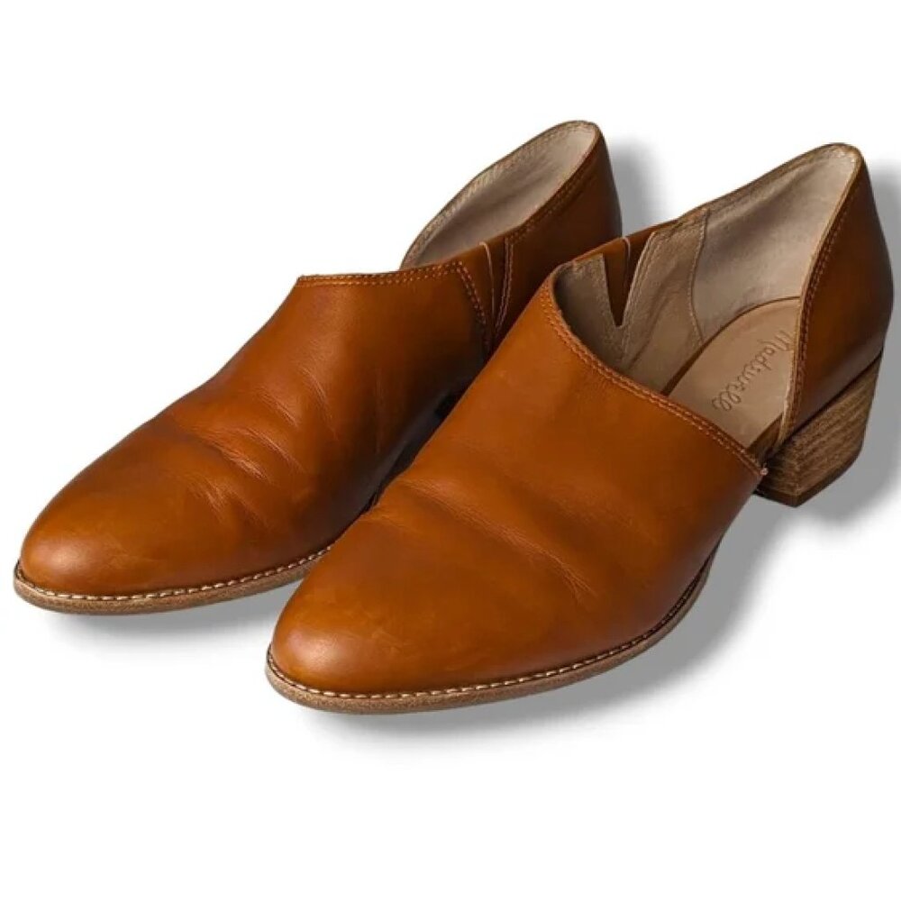 MADEWELL The Lucie Brown Leather Minimalist Shoes: Women's 9